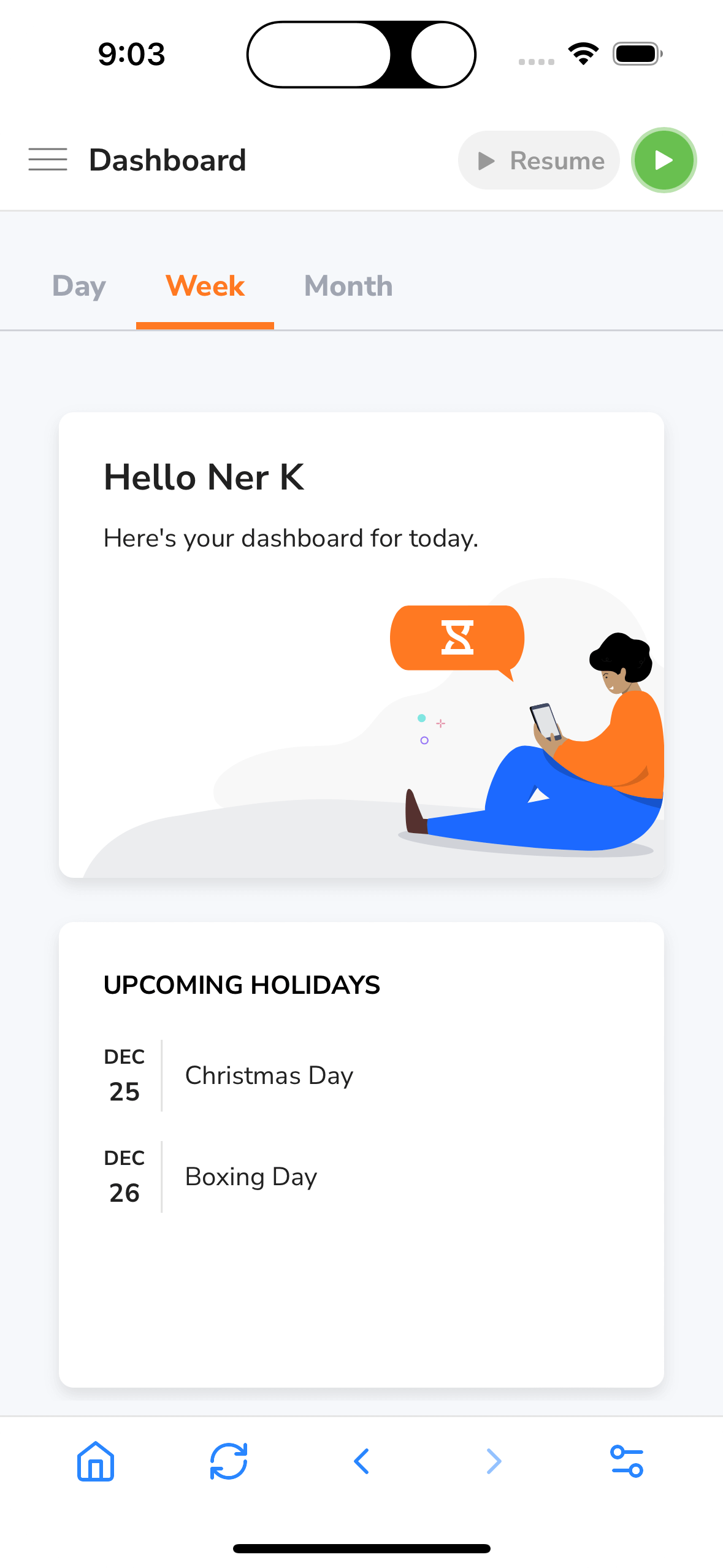 App screenshot